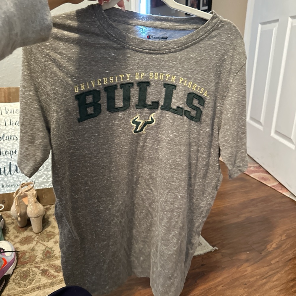 University of South Florida Bulls Gray T-Shirt